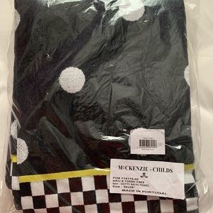 Mackenzie Childs Retired Dotty Bath Towel